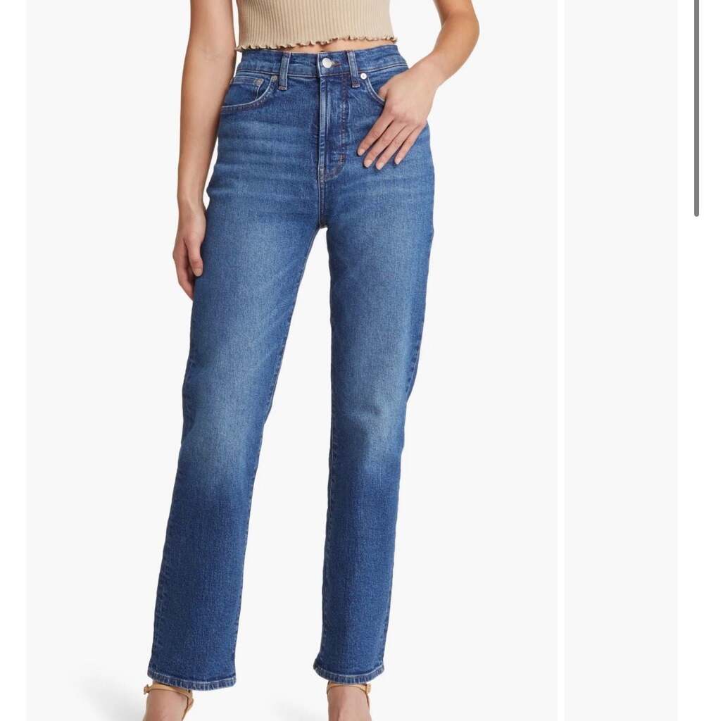 Madewell '90s Straight High-Rise Jeans